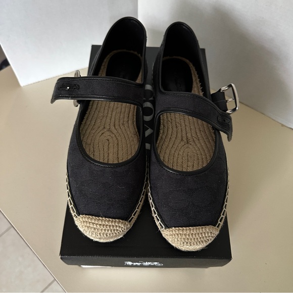 Coach Courtney Canvas Espadrilles Flats - Picture 1 of 10